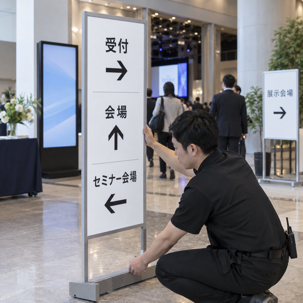 会場サインのご相談