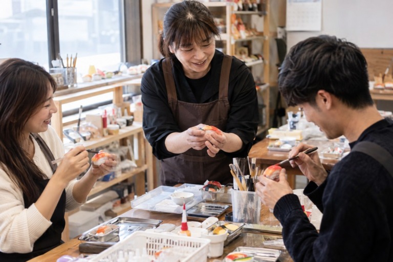 本物そっくり食品サンプル作り