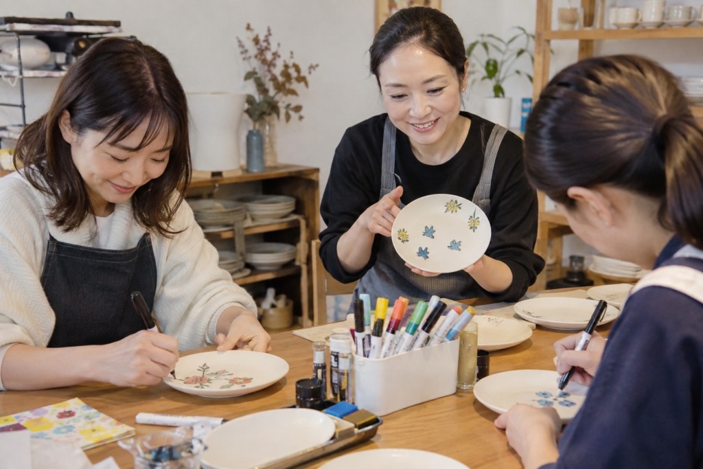 オリジナル食器ポーセラーツ体験!