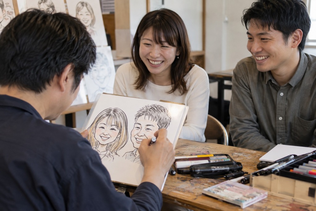 出張!似顔絵イベント