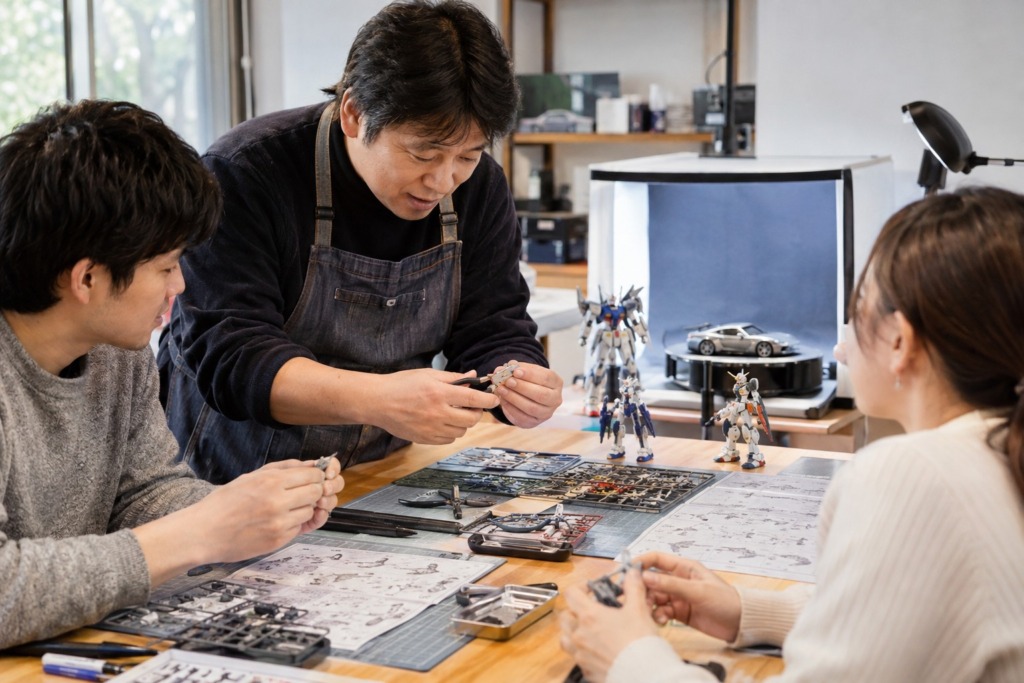 プラモデル作り体験♪