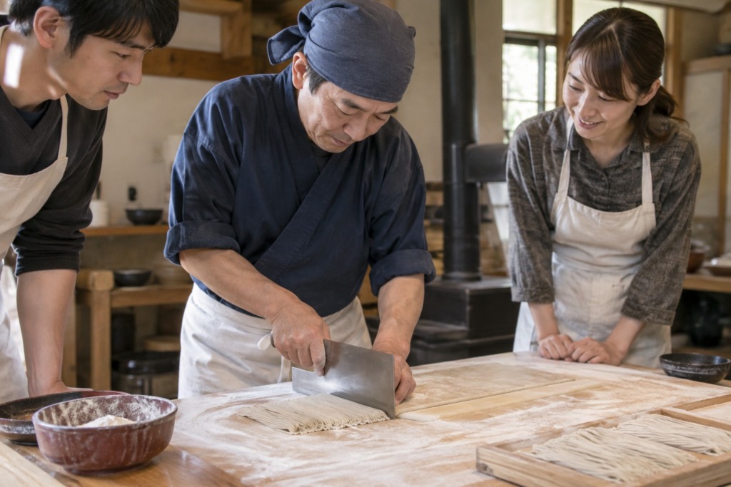 蕎麦打ち体験
