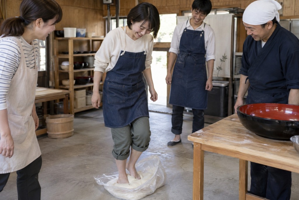 うどん打ち体験