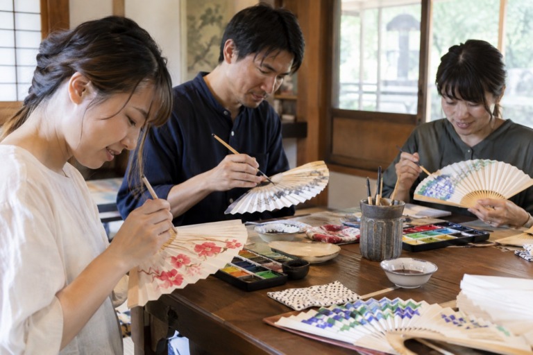 扇子絵付け体験